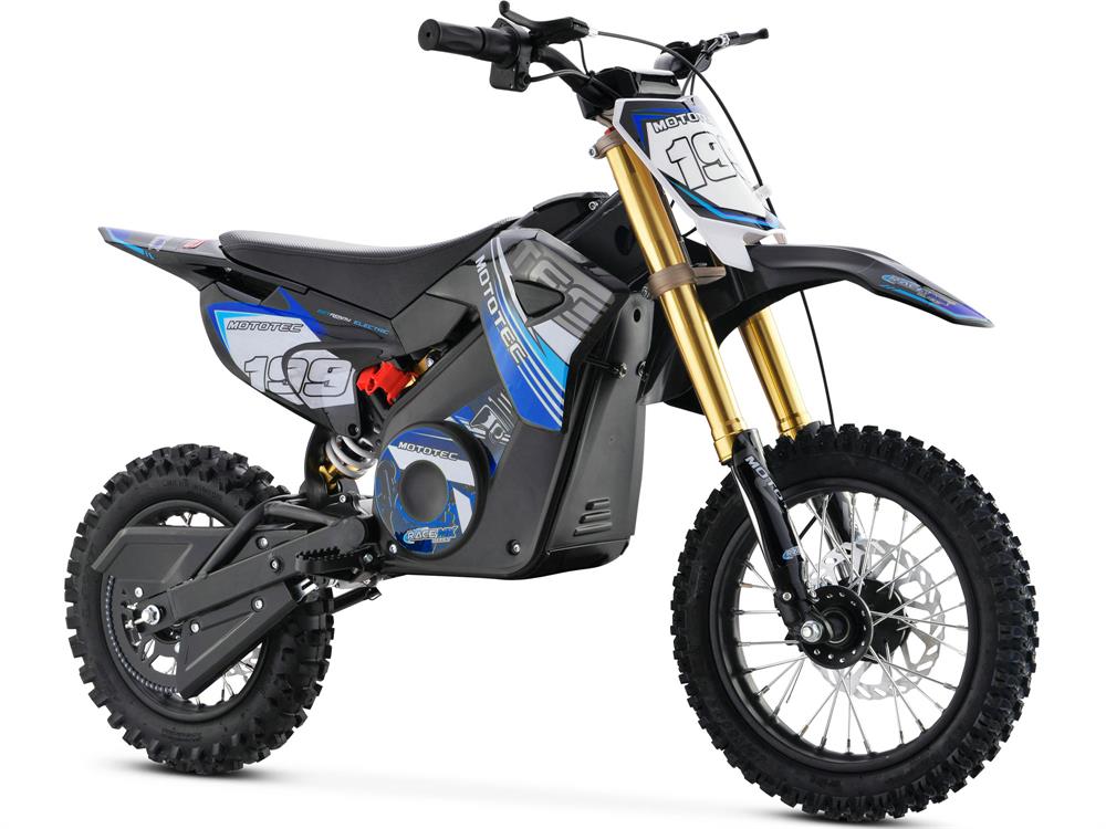 MT-Dirt-Pro_Blue MotoTec 36v 1200w (HP112E) Electric Dirt Bike - Image 1